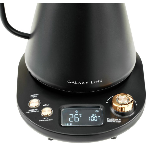 Чайник для заваривания кофе и чая Galaxy Line GL 0341 (черный)