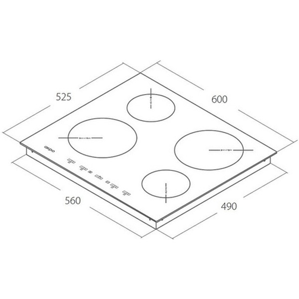 Варочная панель Akpo PIA 60 825 02