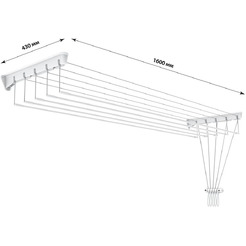 Сушилка для белья Ника СНП 1.4 (белый)