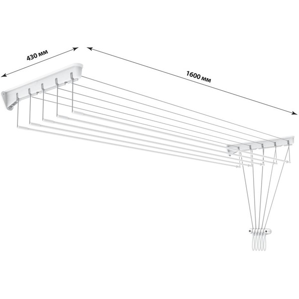 Сушилка для белья Ника СНП 1.4 (белый)