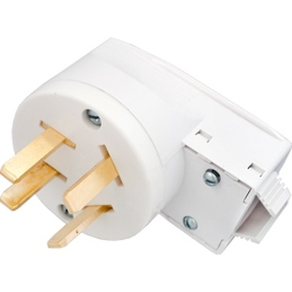 Вилка силовая BYLECTRICA В32-003 Белая