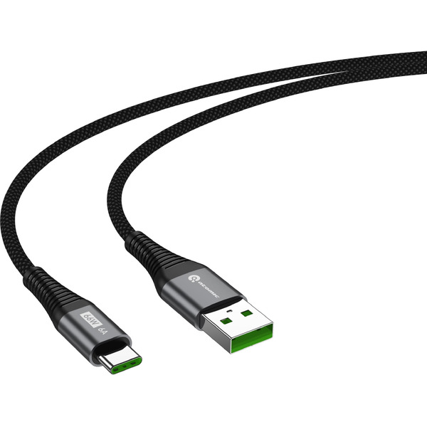 Кабель Atomic Hipper USB-A-USB-C 6A 66W 30.393 (1.5м, черный)