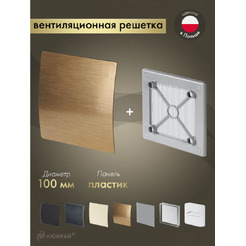Решетка с панелью Awenta RW100sz-PEZ100