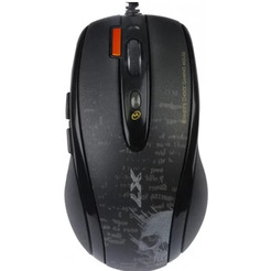 Мышь игровая A4Tech V-Track F5 (чёрный/рисунок)