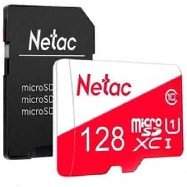 Карта памяти  Netac Micro SDXC NT02P500ECO-128G-R