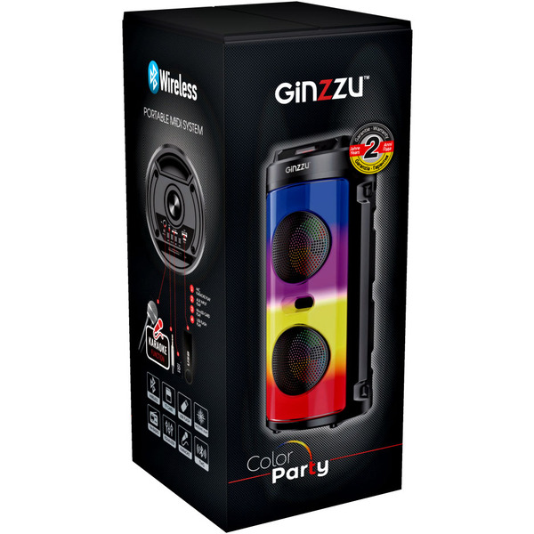 Колонка для вечеринок Ginzzu GM-231