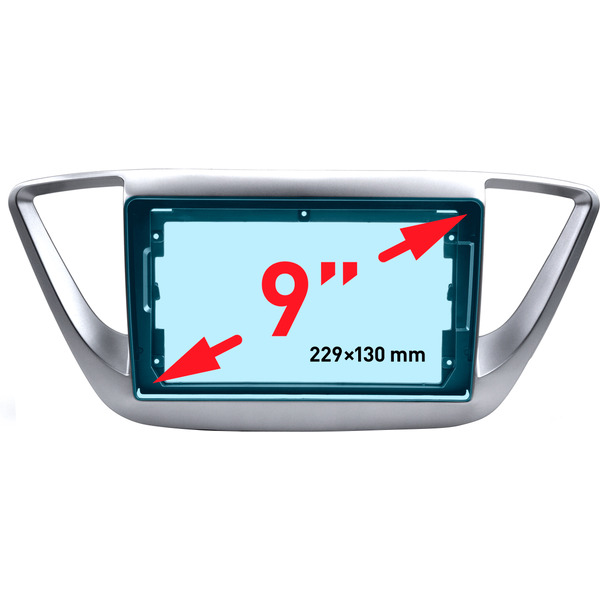 Рамка Incar RHY-FC324 (XTA HYUNDAI Solaris 2018+)