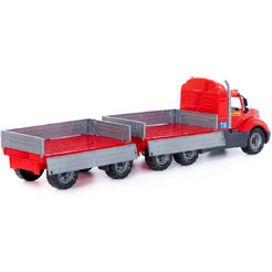 Автомобиль бортовой с прицепом Полесье 55538 Майк