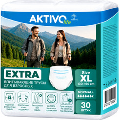 Трусы впитывающие для взрослых AKTIVOLIFE Extra XL (10шт)