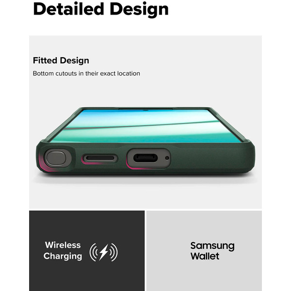 Чехол Ringke ONYX для Samsung Galaxy S25 Ultra DARK GREEN
