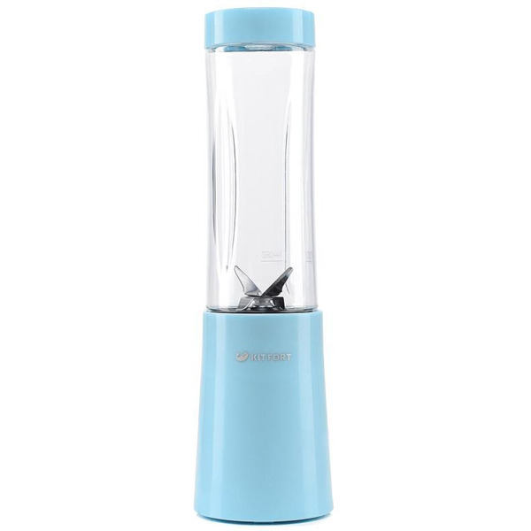 Блендер Kitfort КТ-1311-2 Shake & Take, голубой