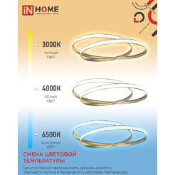 Светильник светодиодный IN HOME ESTETIKA DALI-HL-90GL (4690612062402)