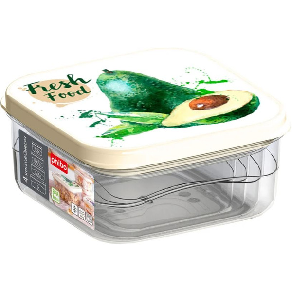 Набор контейнеров Бытпласт Phibo 433264007 (бежевый)