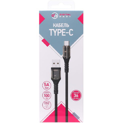 Кабель DigitalPart TC-01 USB Type-C - USB Type-C (1 м, белый)