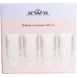 Набор стаканов Jewel Сильва ПС00118-58 (4шт)