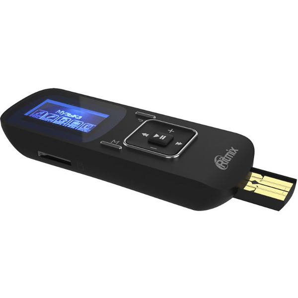 MP3 плеер RITMIX RF-3490 8GB (черный)