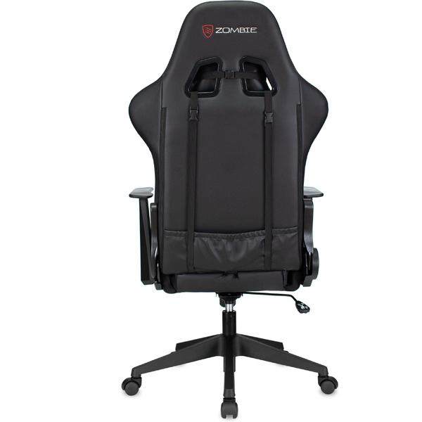 Кресло игровое Бюрократ Zombie GAME RGB экокожа/ткань, черный