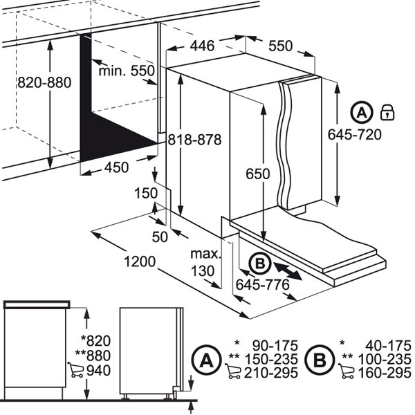 Посудомоечная машина ELECTROLUX ESL94511LO