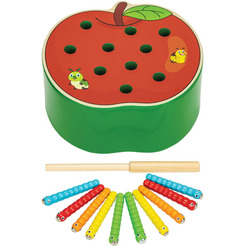 Магнитная рыбалка BRAUBERG Червяки в яблоке 665244