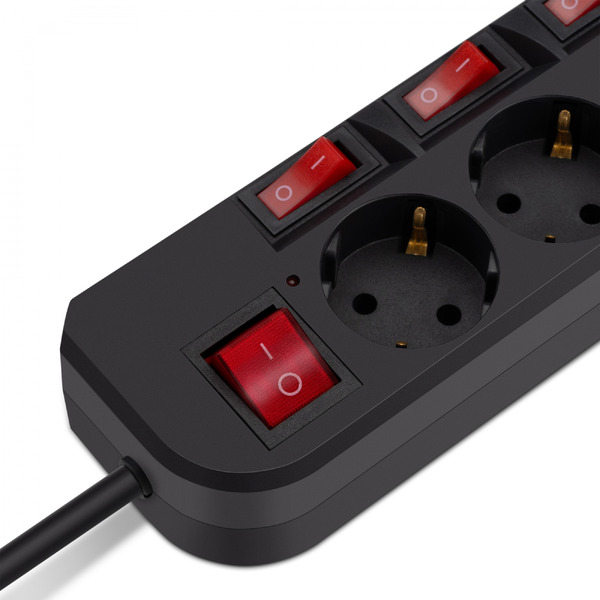 Сетевой фильтр Buro 500SH-5-SW-B