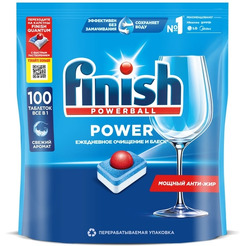 Таблетки для посудомоечных машин FINISH бесфосфатные AIO 100 шт. (0011181617)