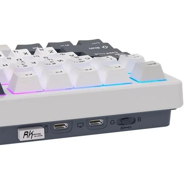 Клавиатура Royal Kludge RK S85 White Night (Cloud switch)