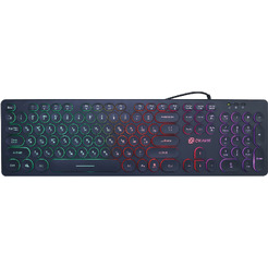 Клавиатура Oklick 420MRL (черный)