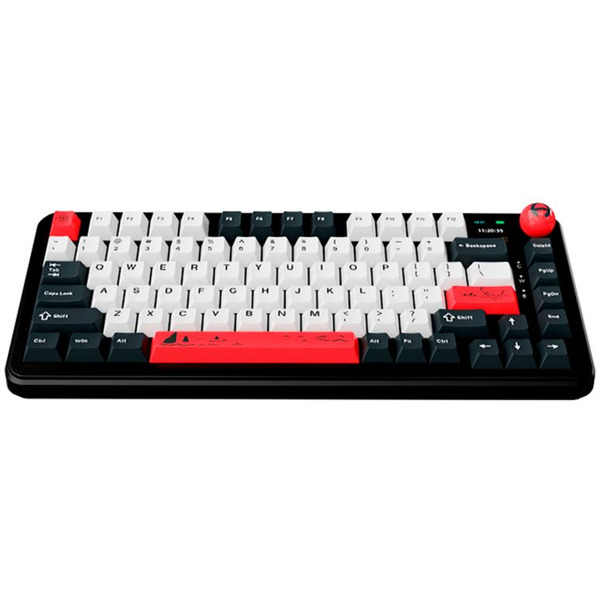 Клавиатура AJAZZ AK820 MAX PLUS Mute Switch (черный/белый/красный)