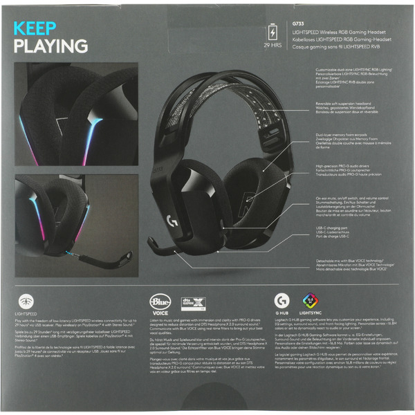 Наушники Logitech G733 (L981-000864) черный