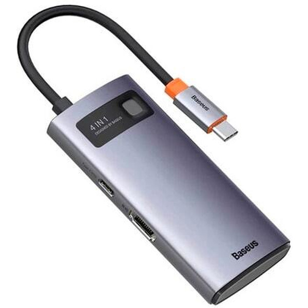 USB-хаб Baseus CAHUB-CY0G (серый)
