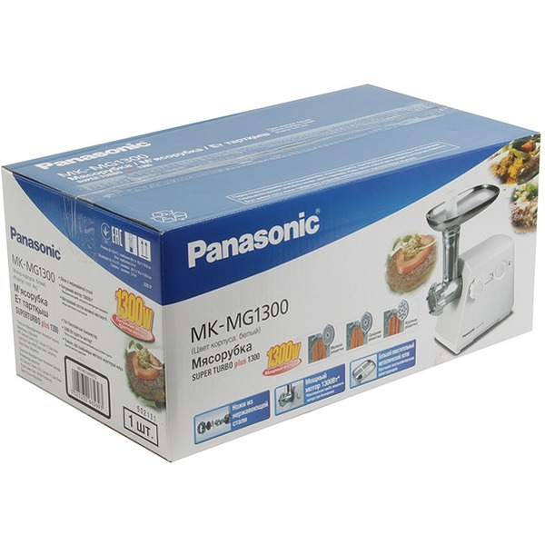 Мясорубка PANASONIC MK-MG1300WTQ