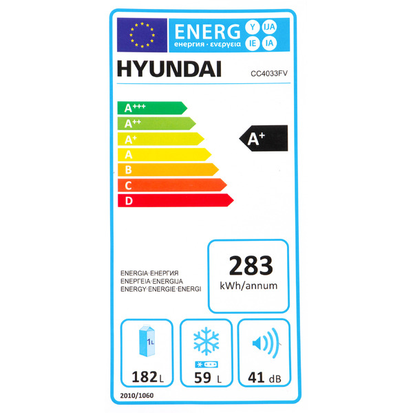 Встраиваемый холодильник Hyundai CC4033FV