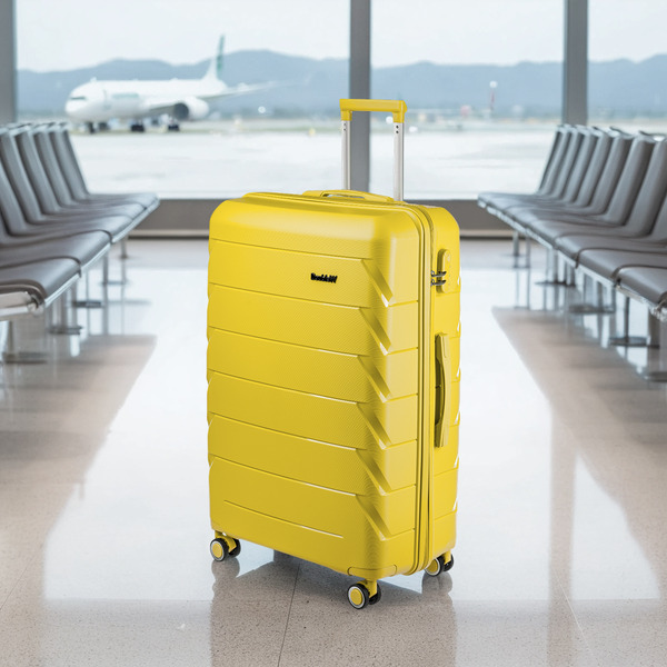 Чемодан DoubleW YF-PP02.1 (L, желтый)
