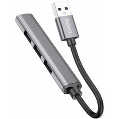 USB-хаб Hoco HB26 (серый)