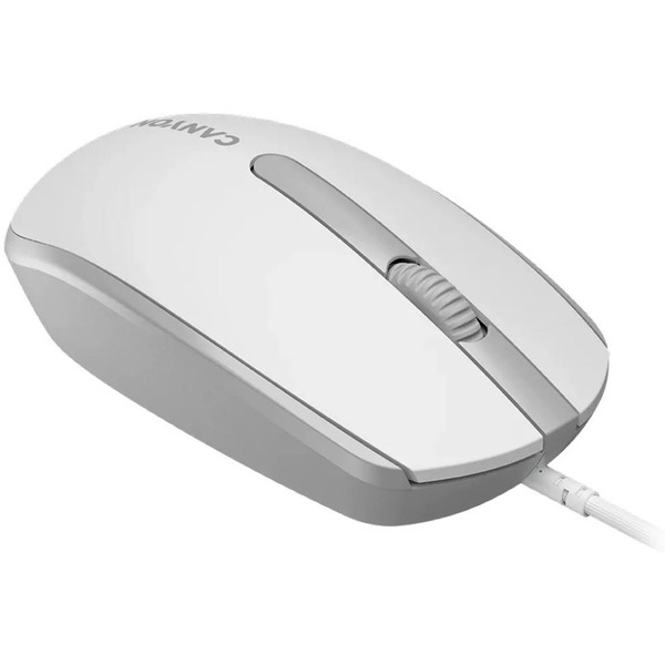Мышь Canyon M-10 (CNE-CMS10WG) белый/серый
