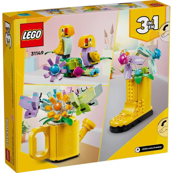 Конструктор Lego Creator Цветы в лейке 3 в 1 31149