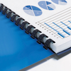 Пластиковые пружины для переплета BRAUBERG A4 32 мм 50 шт 530930 (черный)