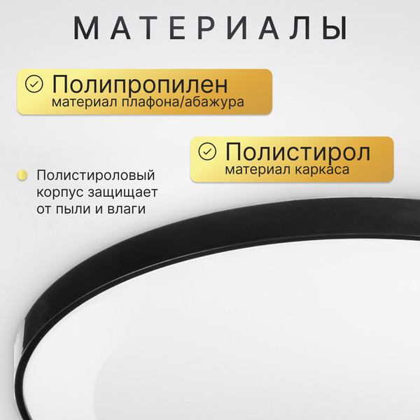 Припотолочная люстра Sundays Home 240924-16 5795 (черный)