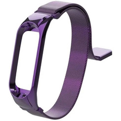 Ремешок Bingo Magnetic для Xiaomi Mi Band 3/4 (фиолетовый)