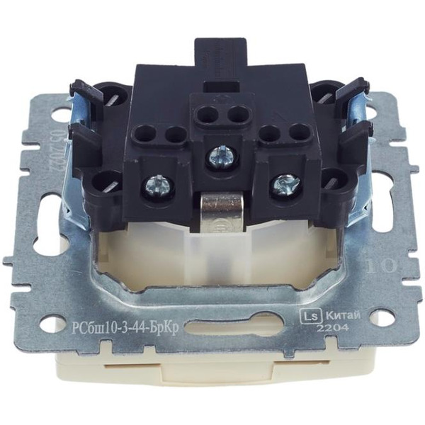 Розетка IEK Brite РСбш10-3-44-БрКр