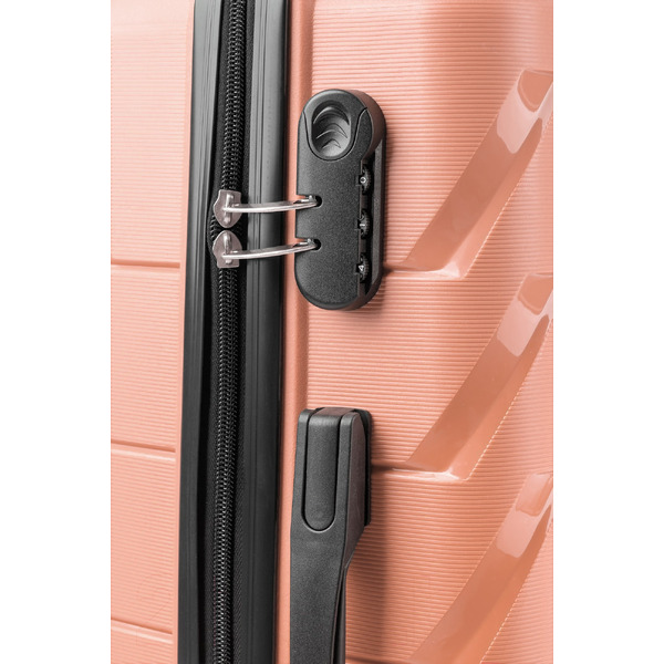 Чемодан DoubleW YF-PP02 (L, розовый)