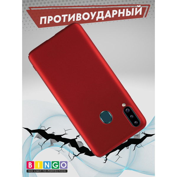 Бампер Bingo PC SAMSUNG Galaxy A20S Красный
