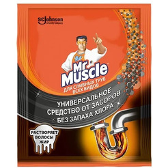 Гранулы Mr Muscle для сливных труб 4х70г