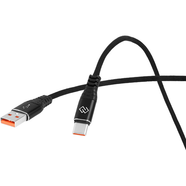 Кабель Digma DG-USBA-С-1M-27W USB Type-A - USB Type-C (1 м, черный)