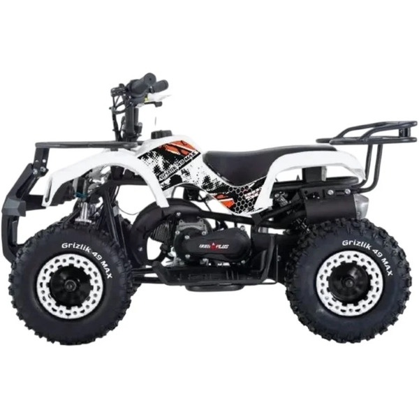 Квадроцикл AVM Grizlik 49 Max (белый)