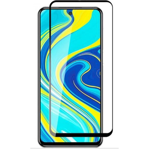 Защитное стекло CASE Full Glue для Xiaomi Redmi Note 9 Pro / Redmi Note 9S (черный)