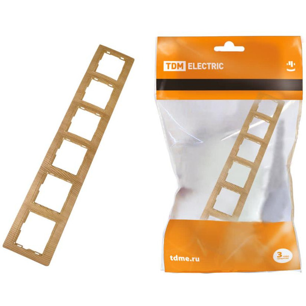 Рамка TDM Electric Таймыр ЭКО SQ1814-0234 (сосна)