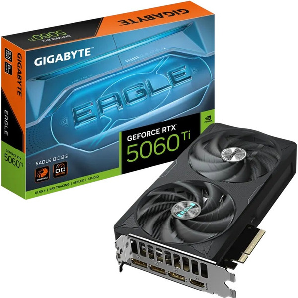 Видеокарта Gigabyte GeForce RTX 5060 Ti Eagle OC 8G GV-N506TEAGLE OC-8GD