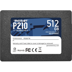 Твердотельный накопитель Patriot P210 512GB (P210S512G25)
