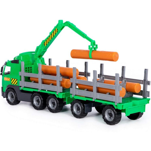 Автомобиль-лесовоз Полесье с прицепом 8725